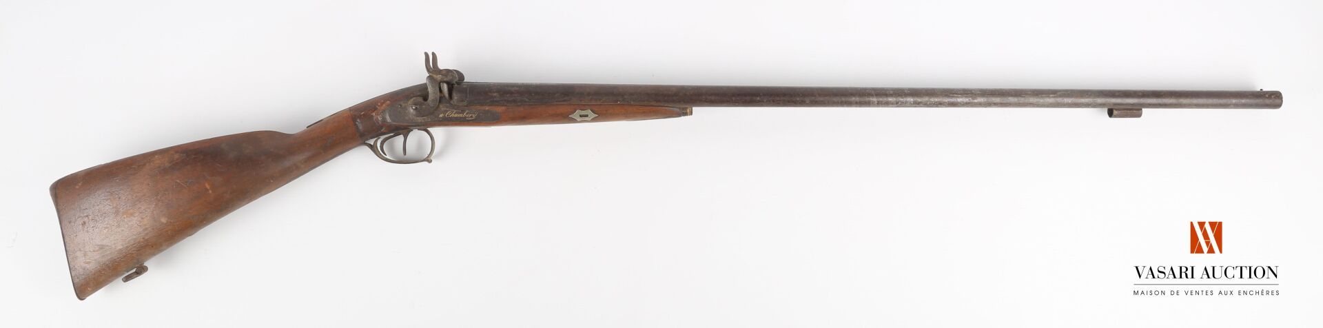 Null Fusil de chasse à percussion calibre 12, rare modèle à crosse modifié pour &hellip;