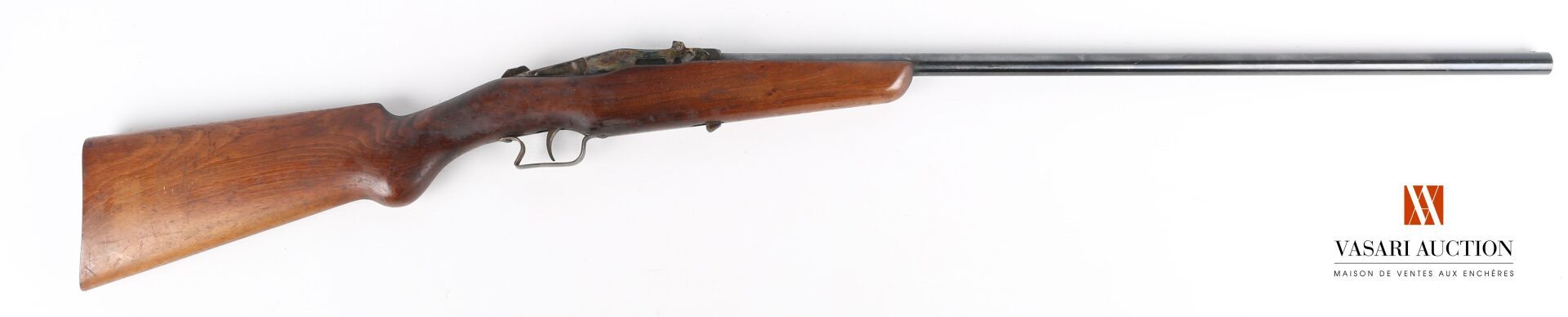 Null 单发猎枪，口径14毫米（32/65），65厘米青铜枪管，表面硬化处理，上蜡木质枪托，磨损，氧化，TL 105.5厘米，编号4A14149，（BD250&hellip;