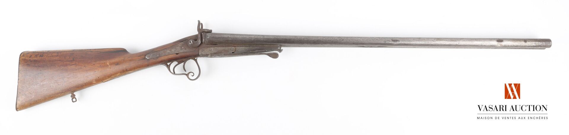 Null Fusil de chasse à broche calibre 16/65, canons en table de 72 cm, ouverture&hellip;