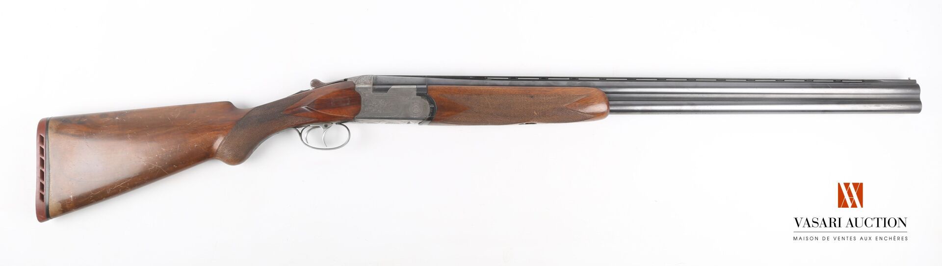 Null BERETTA shotgun model S 57 E caliber 12-70, superimposed barrels of 71 cm, &hellip;
