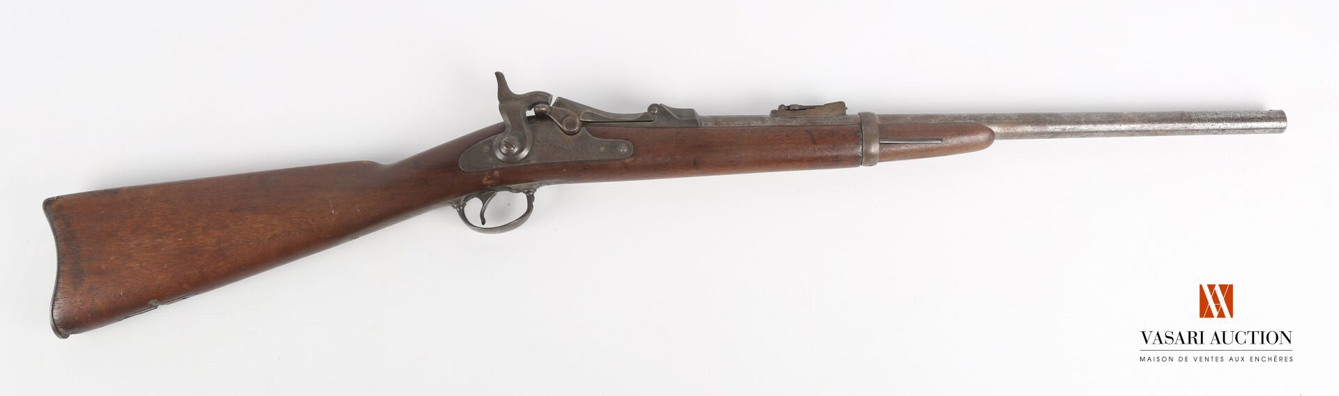 Null Reguläres SPRINGFIELD TRAPDOOR Sattelgewehr Modell 1873, Zentralfeuer, Kali&hellip;