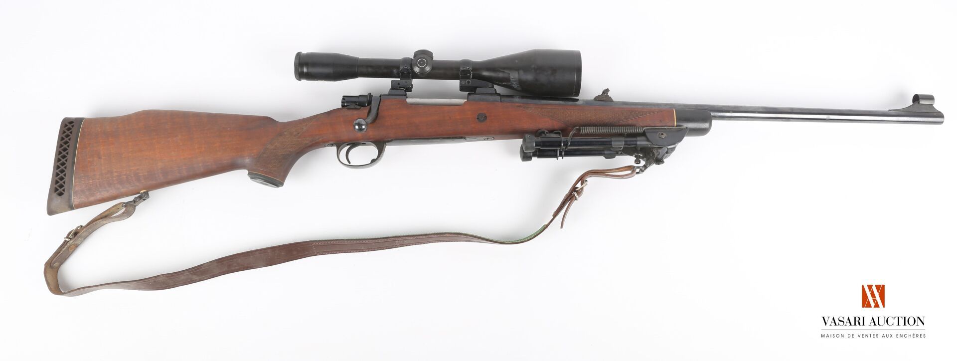 Null ZASTAVA狩猎步枪，口径375Holland & Holland magnum，Mauser 98后膛和铰链式弹夹，62.5厘米膛线枪管，带保护性&hellip;