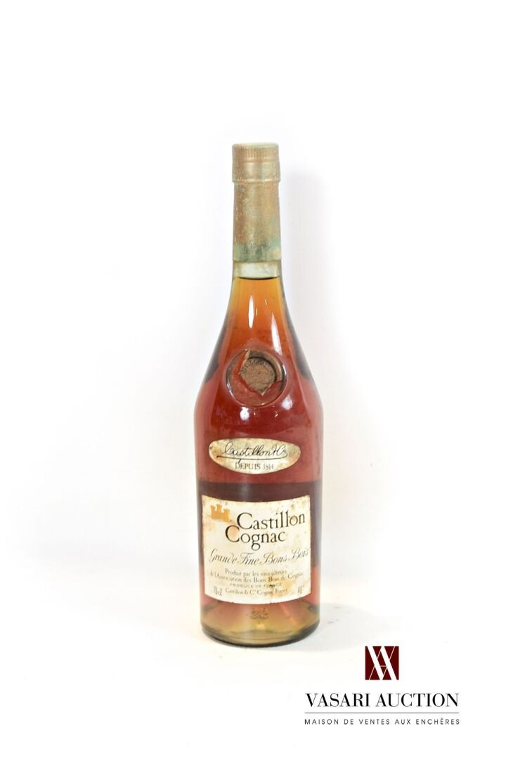 Null 1 bouteille	Grande Fine Bons Bois Cognac CASTILLON		

	70 cl - 40°. Et. Tac&hellip;