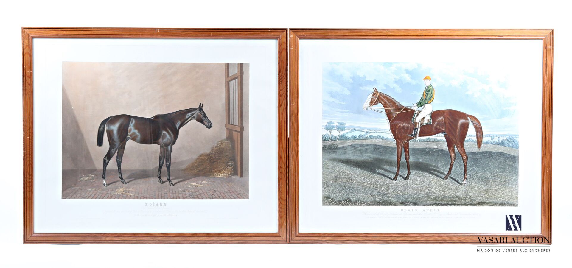 Null 一套两幅彩色版画，第一幅是在Hunt & Son之后表现布莱尔-阿瑟尔，第二幅是在Delamare之后表现博雅尔。

(左侧空白处有一处破损)

66&hellip;