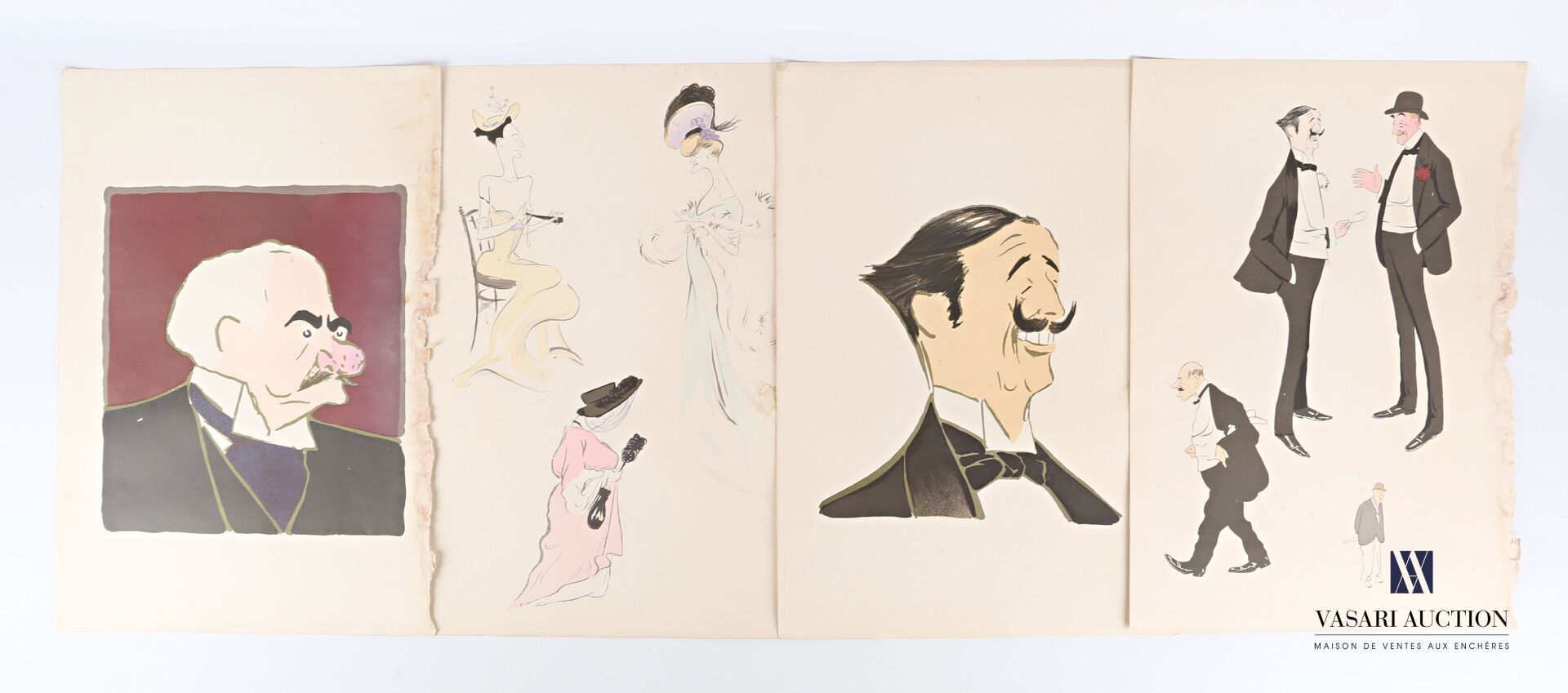 Null SEM (1863-1934), d'après

Homme à la moustache riant - Sortie à l'opéra - H&hellip;