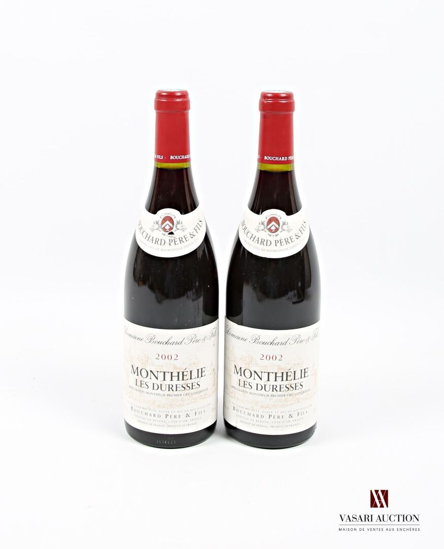 Null 2 bottles MONTHÉLIE Les Duresses mise Bouchard Père & Fils 2002
	And. Sligh&hellip;