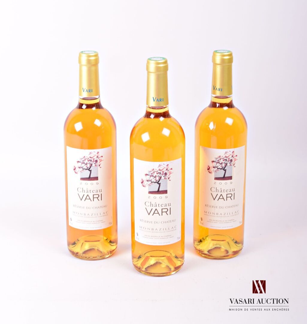 Null 3 Bll MONBAZILLAC mise Château Vari 2009
	Präsentation, Niveau und Farbe ta&hellip;