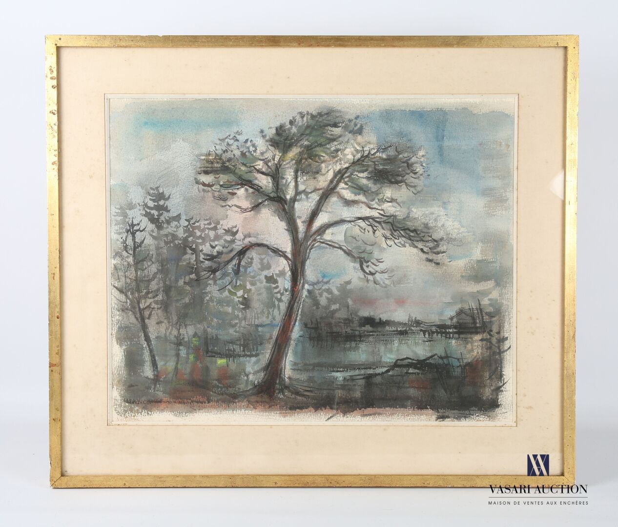 Null CARRERE Jean Gérard (born in 1922)
Nocturne
Watercolor on paper
Signed lowe&hellip;