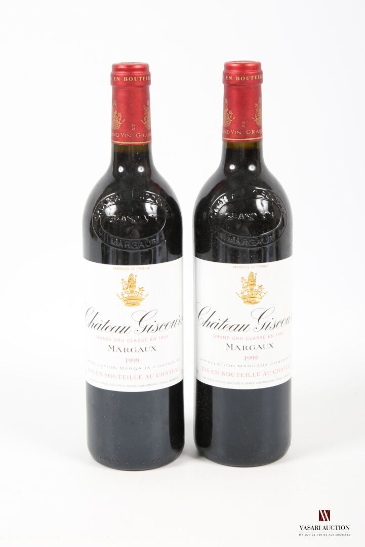 Null 2 bottiglie Château GISCOURS Margaux GCC 1999
	Presentazione e livello impe&hellip;