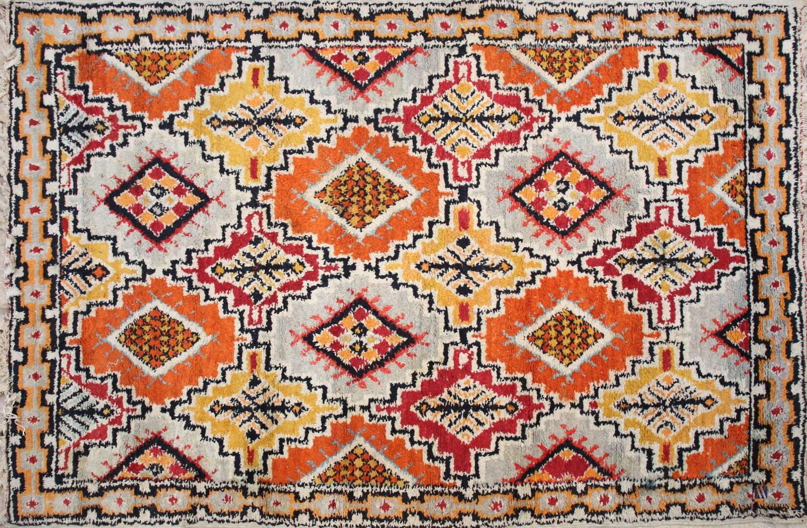 North African Rug Warp Weft And Wool Pile Second Hal Drouot Com