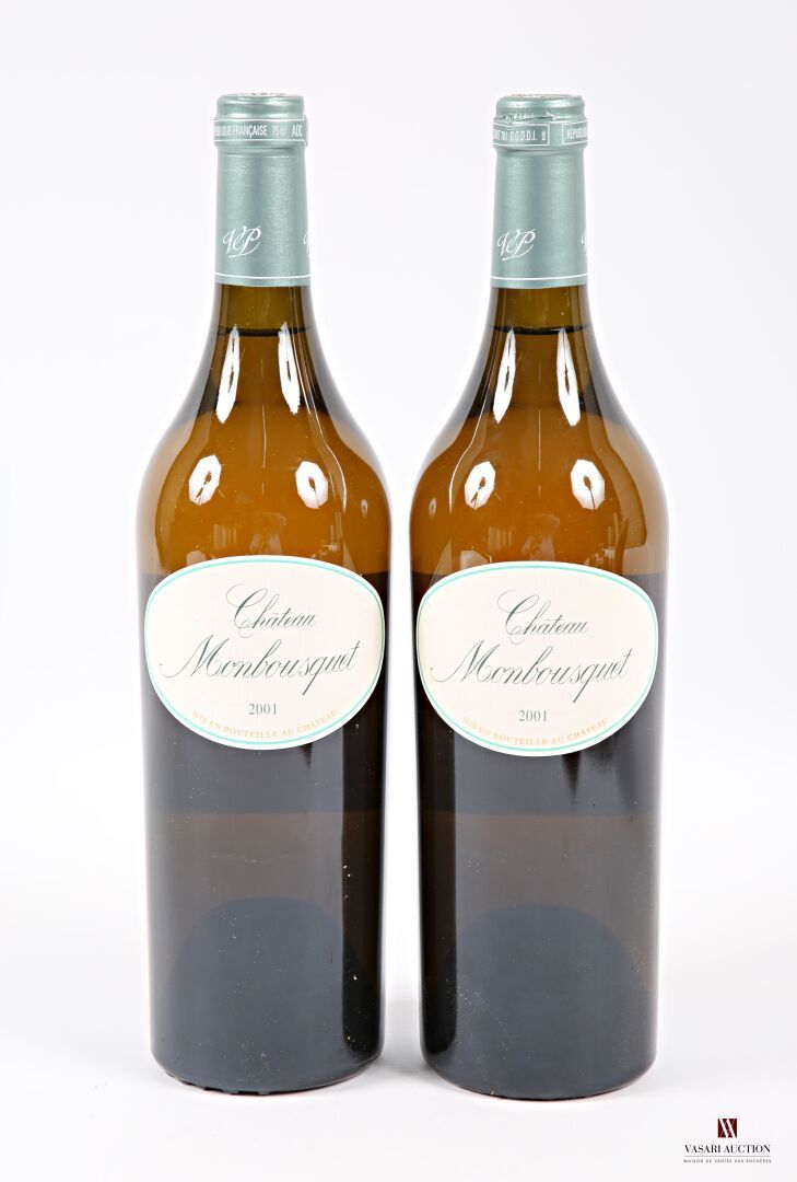 Null 2 bouteilles	Château MONBOUSQUET 	Bordeaux blanc	2001
	Et. Impeccables. N :&hellip;