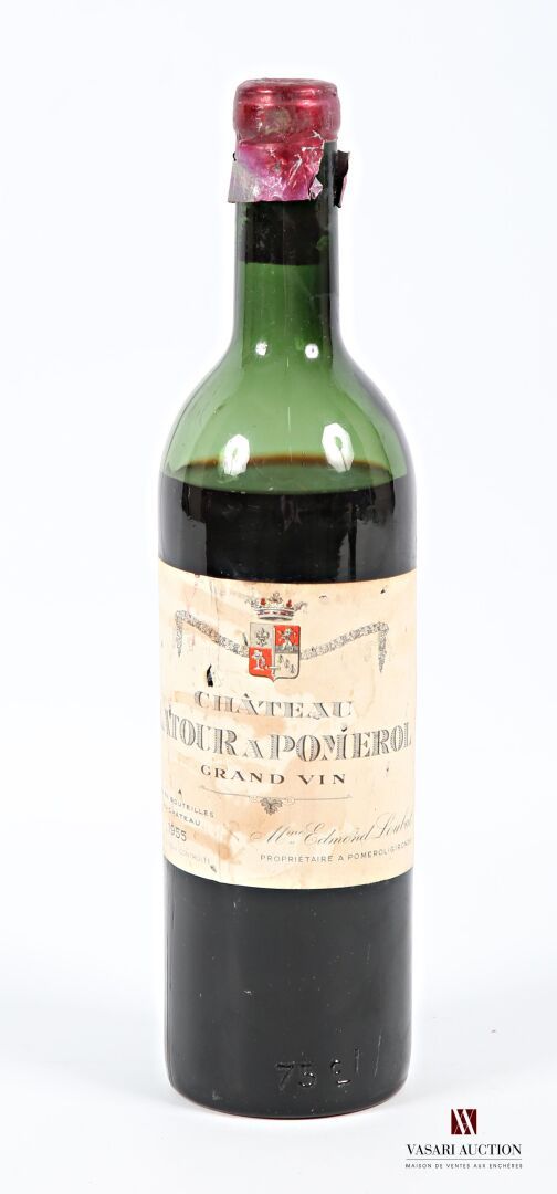 Null 1 bouteille	Château LATOUR A POMEROL	Pomerol	1955
	Et. Tachée (1 petit accr&hellip;