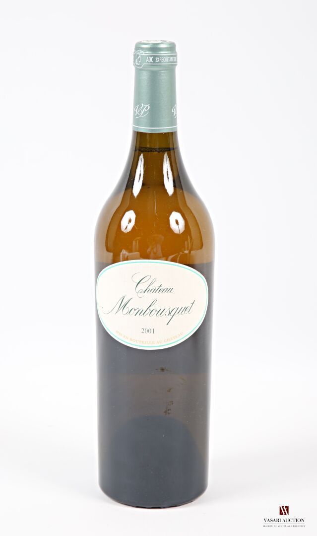 Null 1 bouteille	Château MONBOUSQUET 	Bordeaux blanc	2001
	Et. Impeccable. N : 1&hellip;