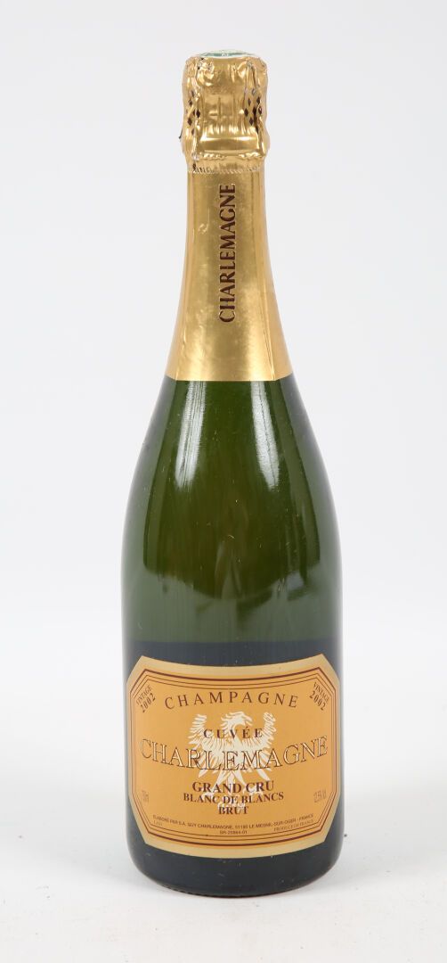 Null 1 bouteille	Champagne CHARLEMAGNE GC Brut Blanc de Blancs		2002
	Et. Impecc&hellip;