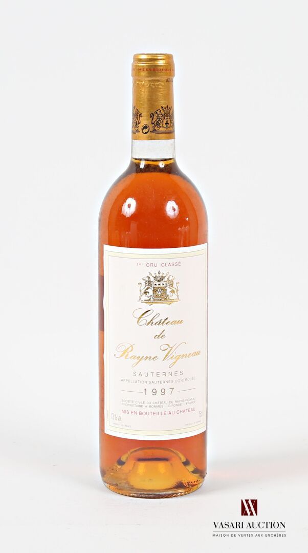 Null 1 bouteille	Château de RAYNE VIGNEAU	Sauternes 1er CC	1997
	Et. Légèrement &hellip;