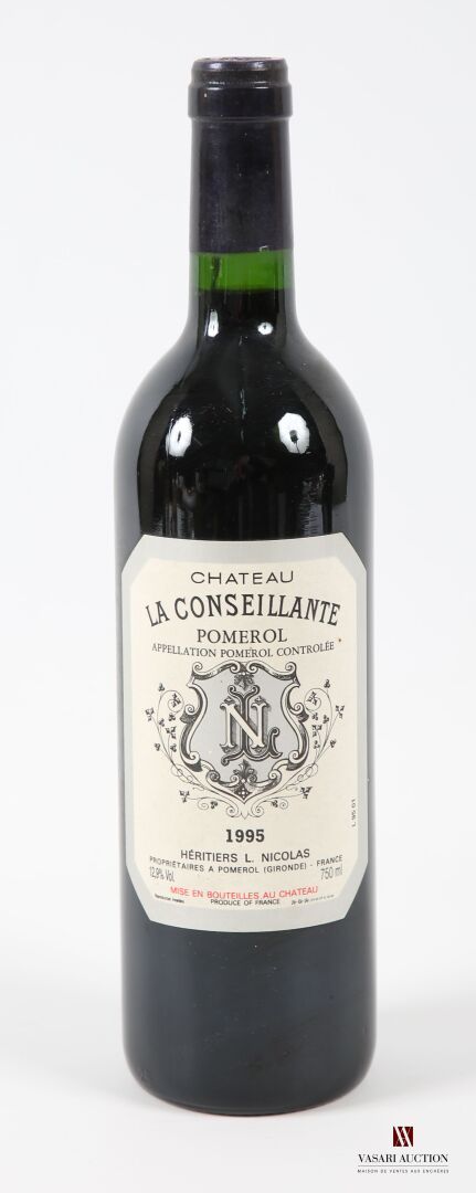Null 1 瓶 Château LA CONSEILLANTE Pomerol（波美侯酒庄），1995 年
	Et.N：半颈。