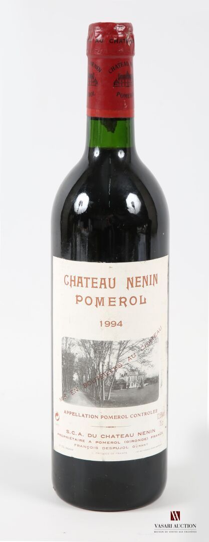 Null 1 bouteille	Château NÉNIN	Pomerol	1994
	Et. Tachée. N : bas goulot.