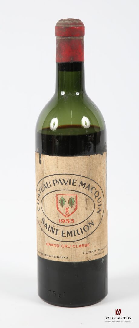 Null 1 bouteille	Château PAVIE MACQUIN	St Emilion GCC	1955
	Et. Tachée et déchir&hellip;