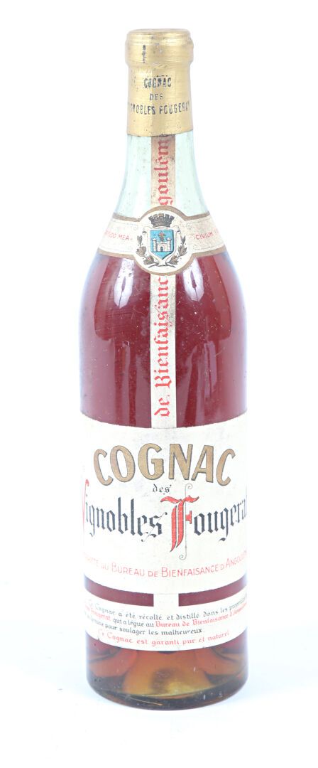 Null 1 Flasche Cognac von den VIGNOBLES FOUGERAT.
	Eigentum des Bureau de Bienfa&hellip;
