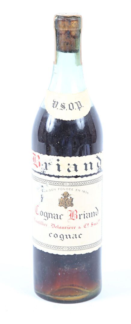Null 1 bouteille	Cognac V.S.O.P. BRIAND mise Boutillier Delaurière & C°		
	Et. U&hellip;