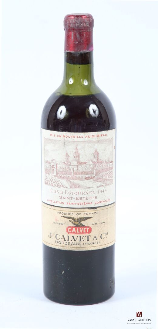 Null 1 bouteille	Château COS D'ESTOURNEL	St Estèphe GCC	1949
	Et. Fanée et taché&hellip;