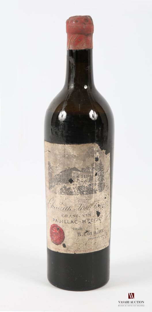 Null 1 bouteille	Château FONBADET	Pauillac 	1928
	Et. Tachée et usée. Millésime &hellip;