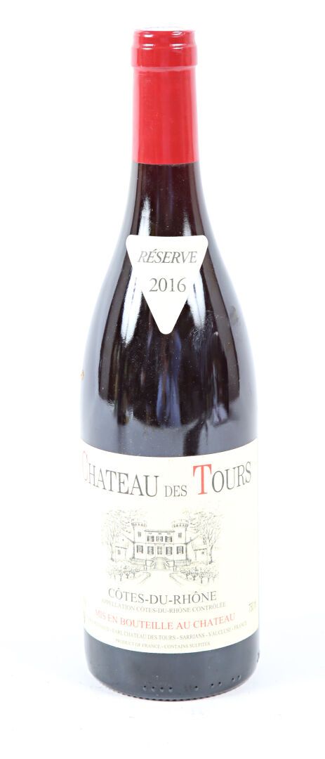 Null 1 bouteille	CÔTES DU RHÔNE mise Château des Tours		2016
	Et. À peine tachée&hellip;