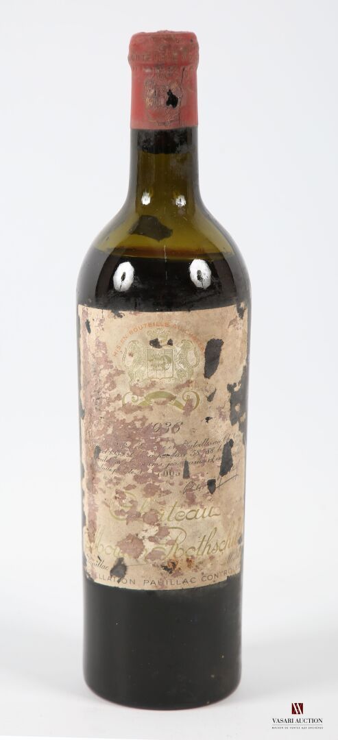 Null 1 bouteille	Château MOUTON ROTHSCHILD	Pauillac 1er GCC	1936
	Et. Fanée, tac&hellip;