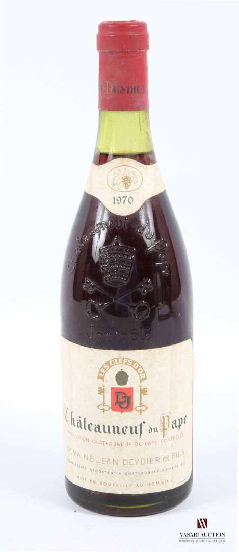 Null 1 bouteille	CHATEAUNEUF DU PAPE mise Domaine Jean Deydier Prop.		1970
	Et. &hellip;