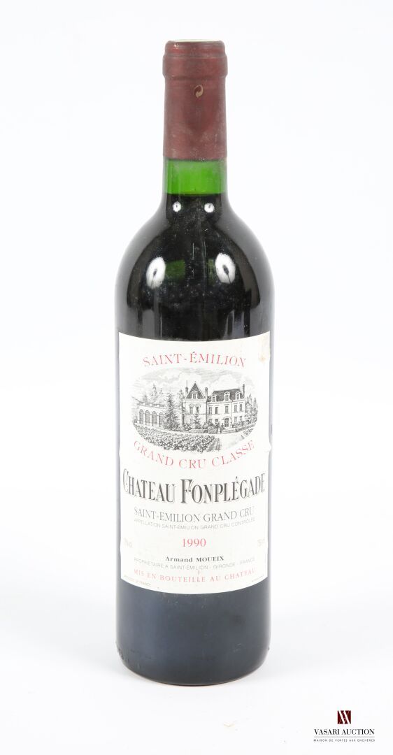 Null 1 bouteille	Château FONPLÉGADE	St Emilion GCC	1990
	Et. Un peu tachée. N : &hellip;