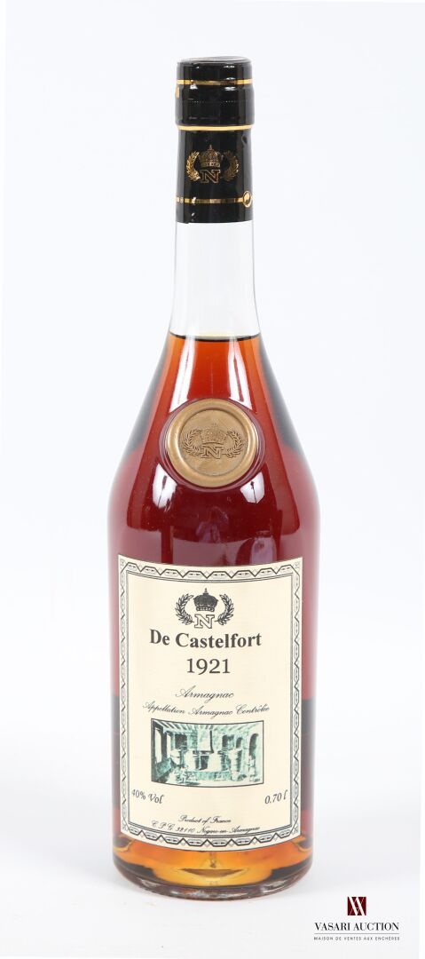Null 1 bouteille	ARMAGNAC de Castelfort		1921
	Mis en blle en Avril 2005. 70 cl &hellip;