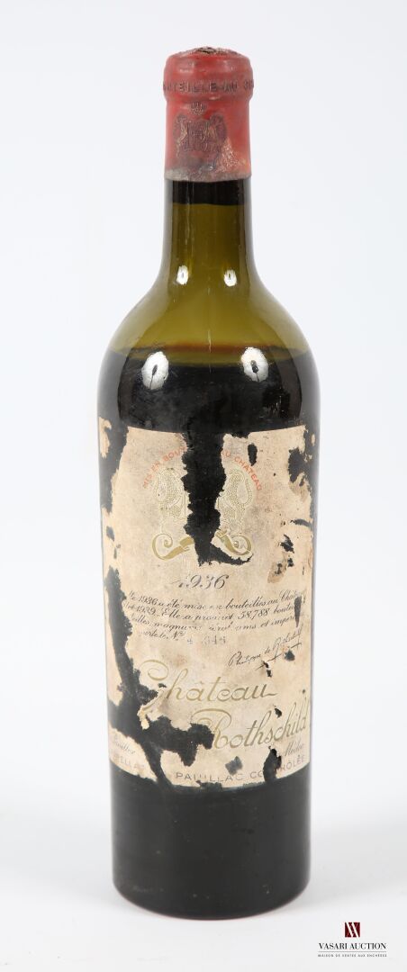 Null 1 bouteille	Château MOUTON ROTHSCHILD	Pauillac 1er GCC	1936
	Et. Fanée, tac&hellip;