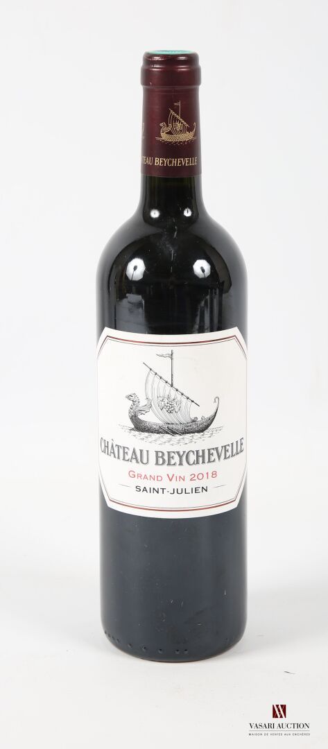 Null 1 bottle Château BEYCHEVELLE St Julien GCC 2018
	Et. Barely stained. N: mid&hellip;