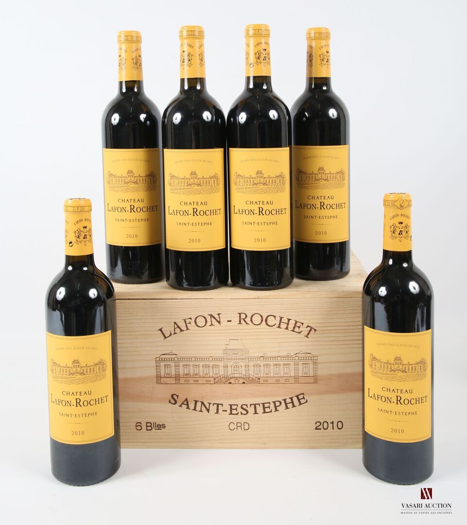 Null 6 瓶 Château LAFON ROCHET St Estèphe GCC 2010
	无可挑剔的外观和品质。CBO.
