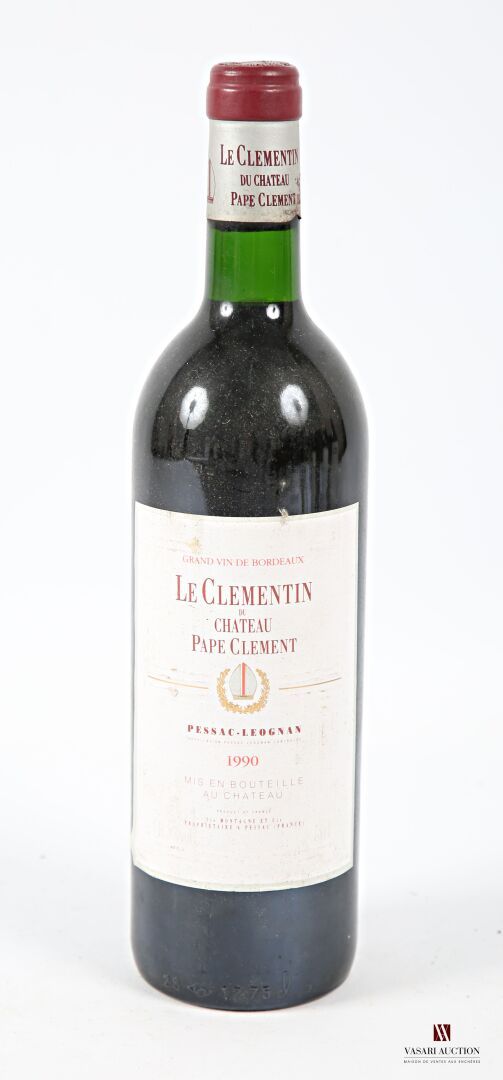 Null 1 瓶 LE CLÉMENTIN du Ch. Pape Clément Pessac Léognan 1990
	Et.N：瓶颈较低。