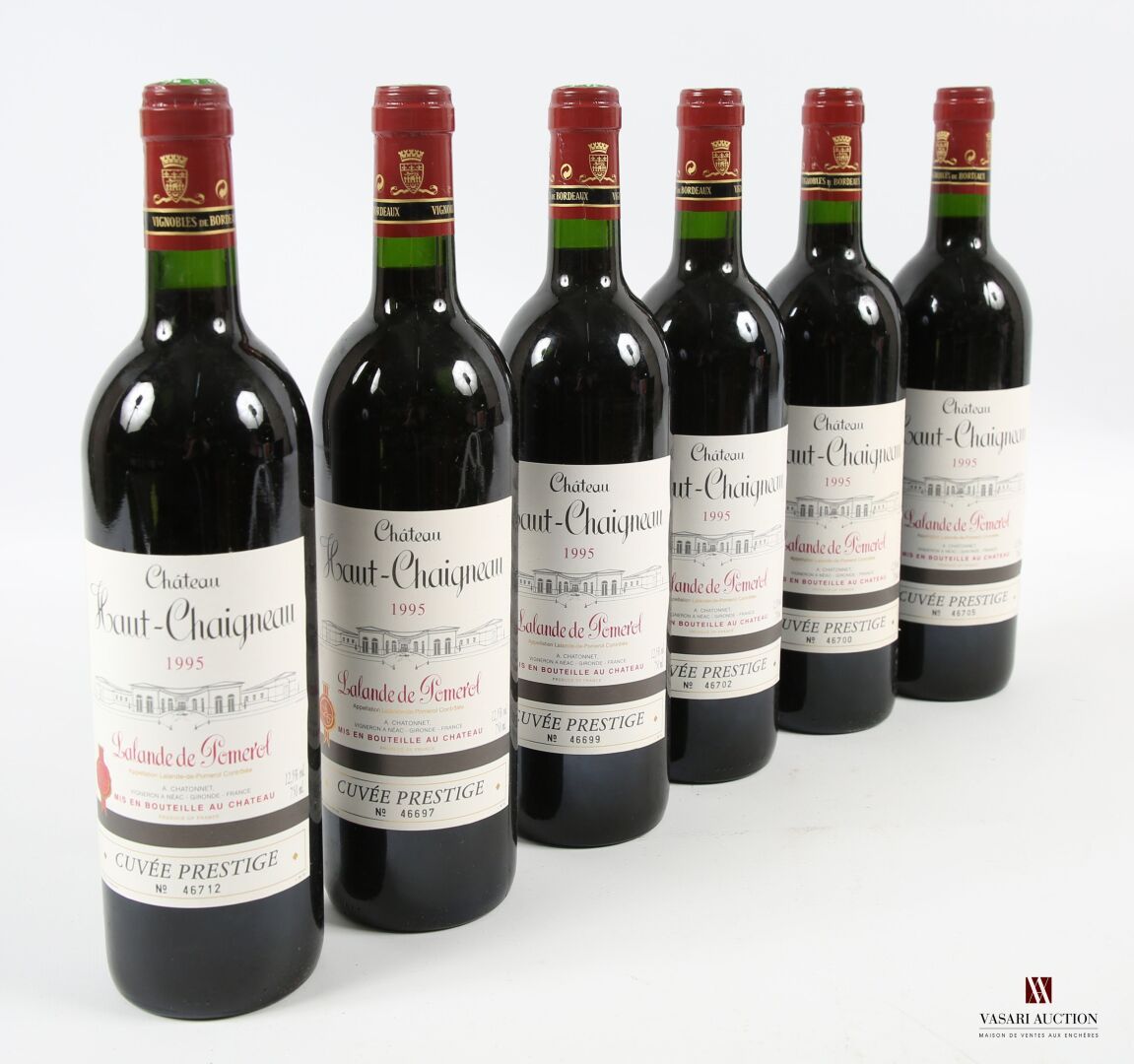 Null 6 bouteilles	Château HAUT-CHAIGNEAU	Lalande de Pomerol	1995
	Cuvée Prestige&hellip;