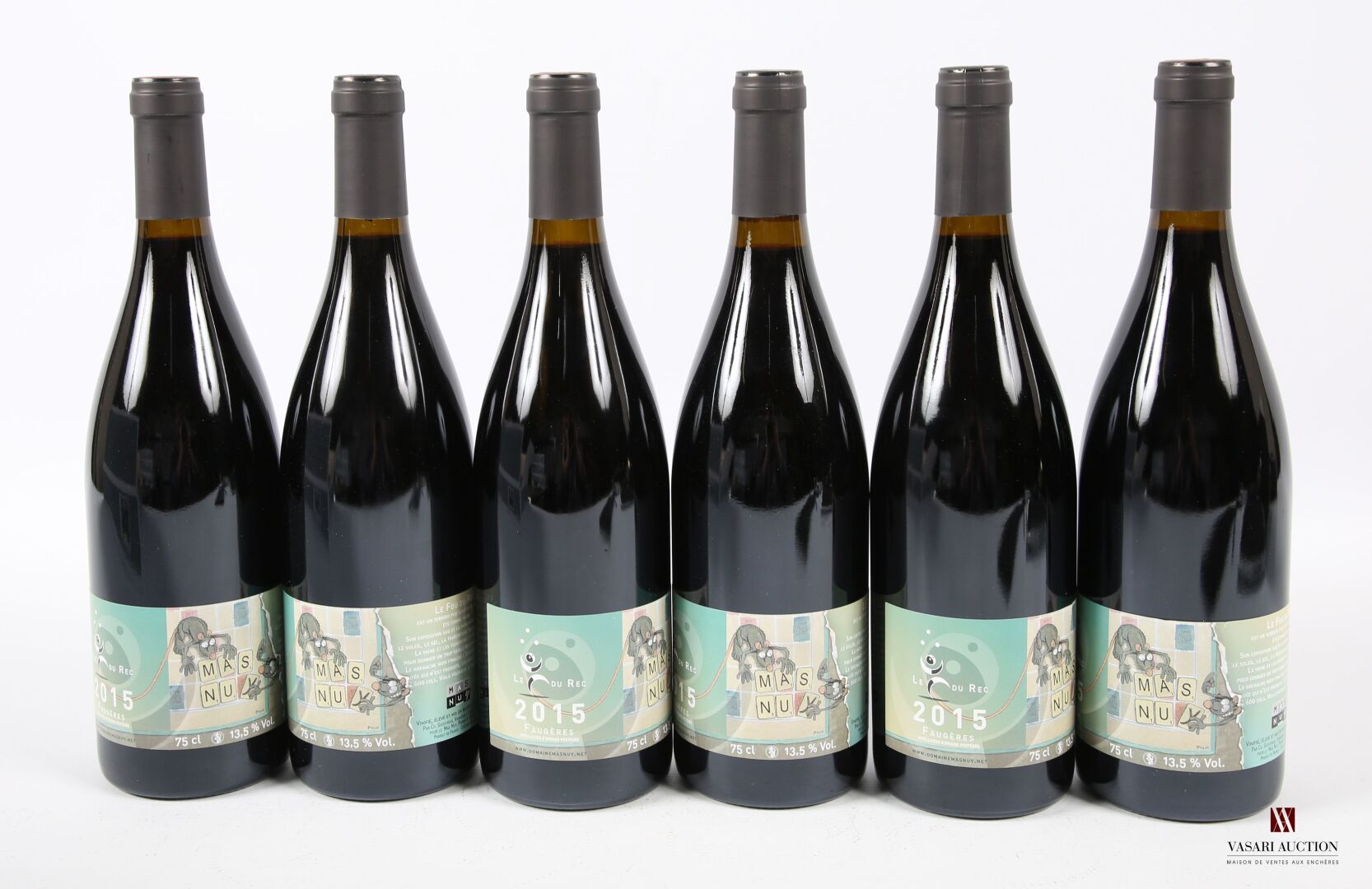 Null 6 bouteilles	FAUGÈRES Le Fou du Rec mise Domaine Mas Nuy		2015
	Présentatio&hellip;