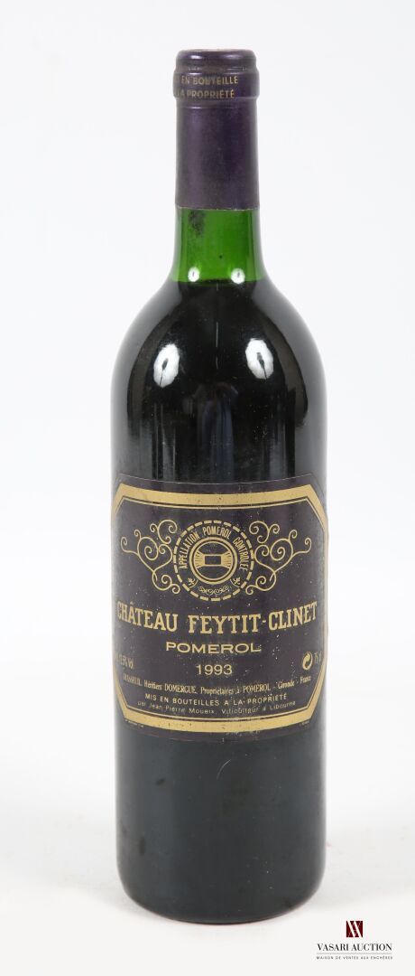Null 1 bouteille	Château FEYTIT CLINET	Pomerol	1993
	Et. Légèrement tachée. N : &hellip;