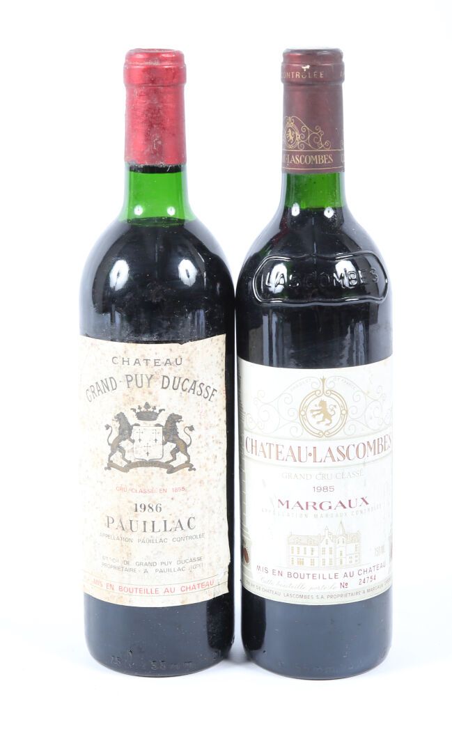 Null Lot de 2 blles comprenant :		
1 bouteille	Château LASCOMBES	Margaux GCC	198&hellip;