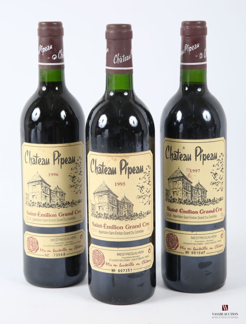 Null 3 bouteilles	Château PIPEAU	St Emilion GC	
	1 blle de 1997, 1 blle de 1996,&hellip;