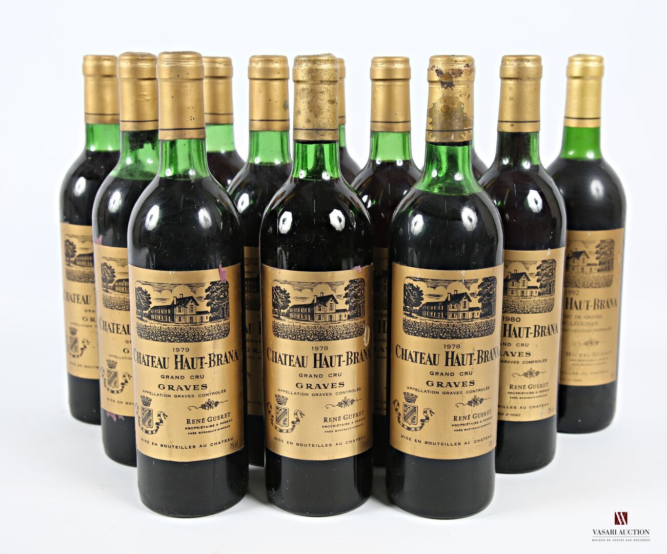 Null 12 bouteilles	Château HAUT-BRANA	Graves	
	1 blle de 1992, 5 blles de 1980, &hellip;