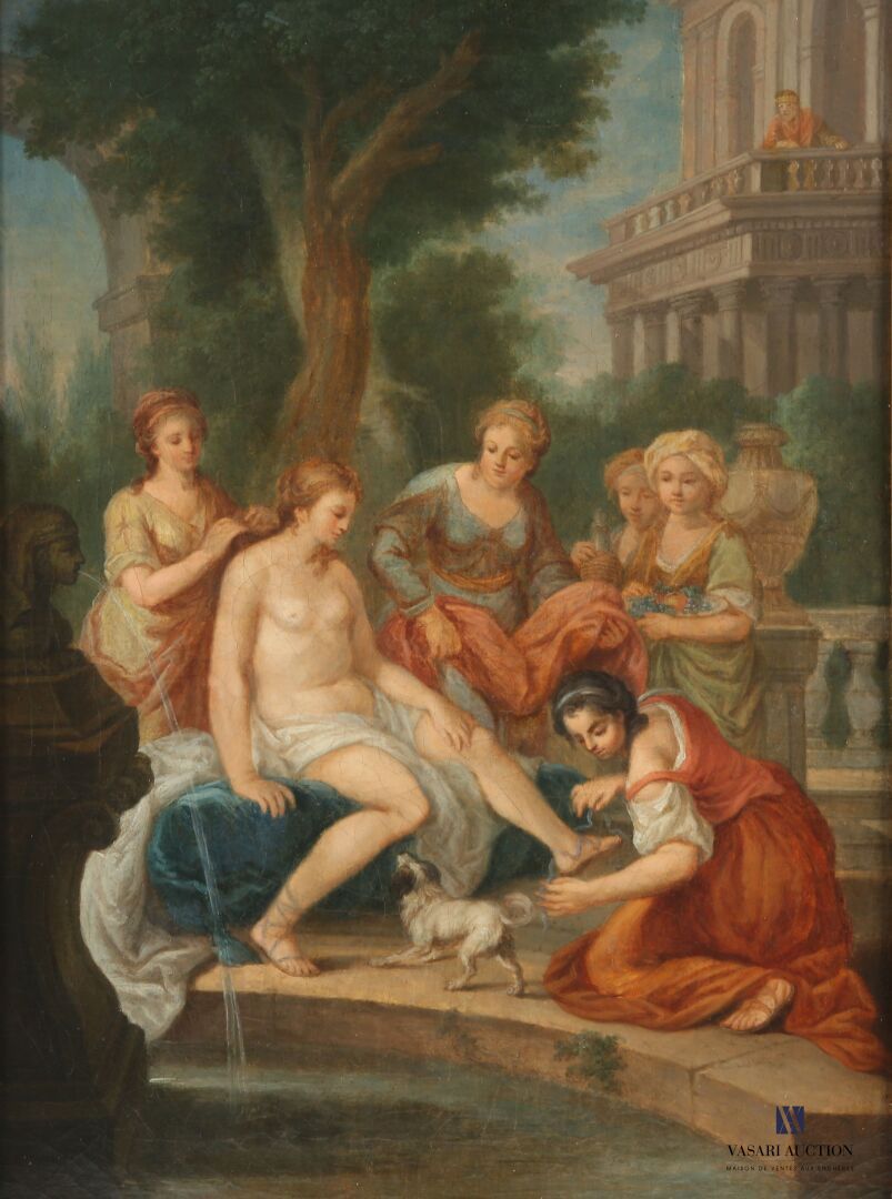 Null FUCHS Georg Mathias (1719-1797)
Le bain
Huile sur toile
(restaurations et r&hellip;