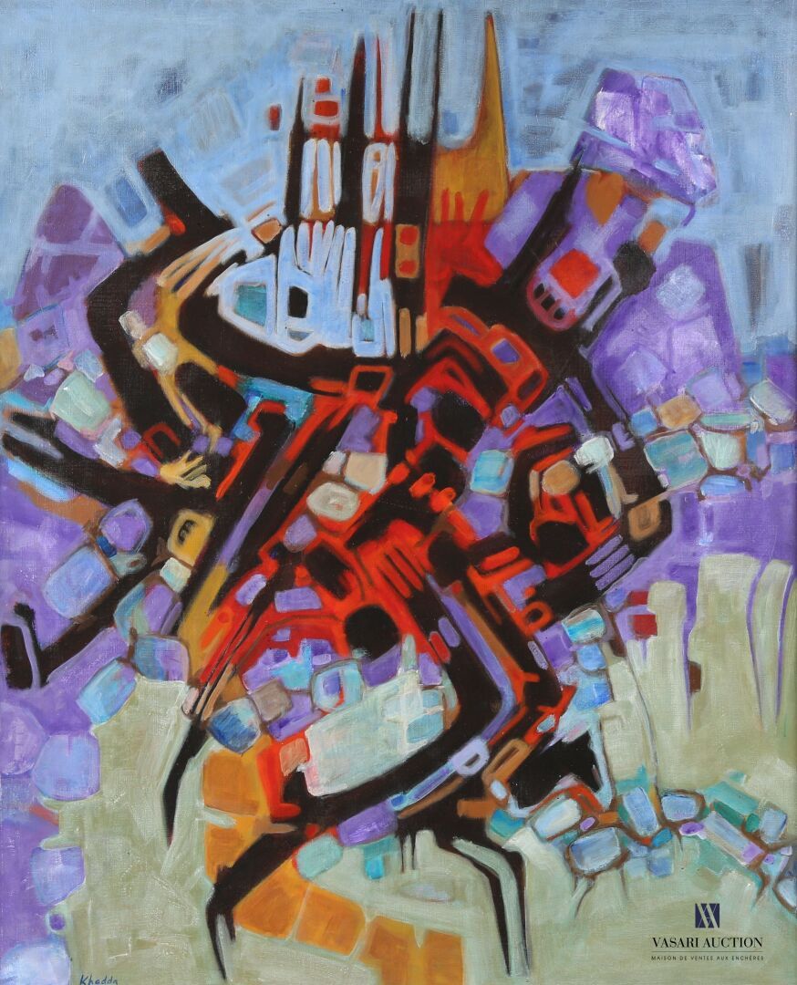Null KHADDA Mohamed (1930-1991)
Composition abstraite
Huile sur toile
Signée
80,&hellip;