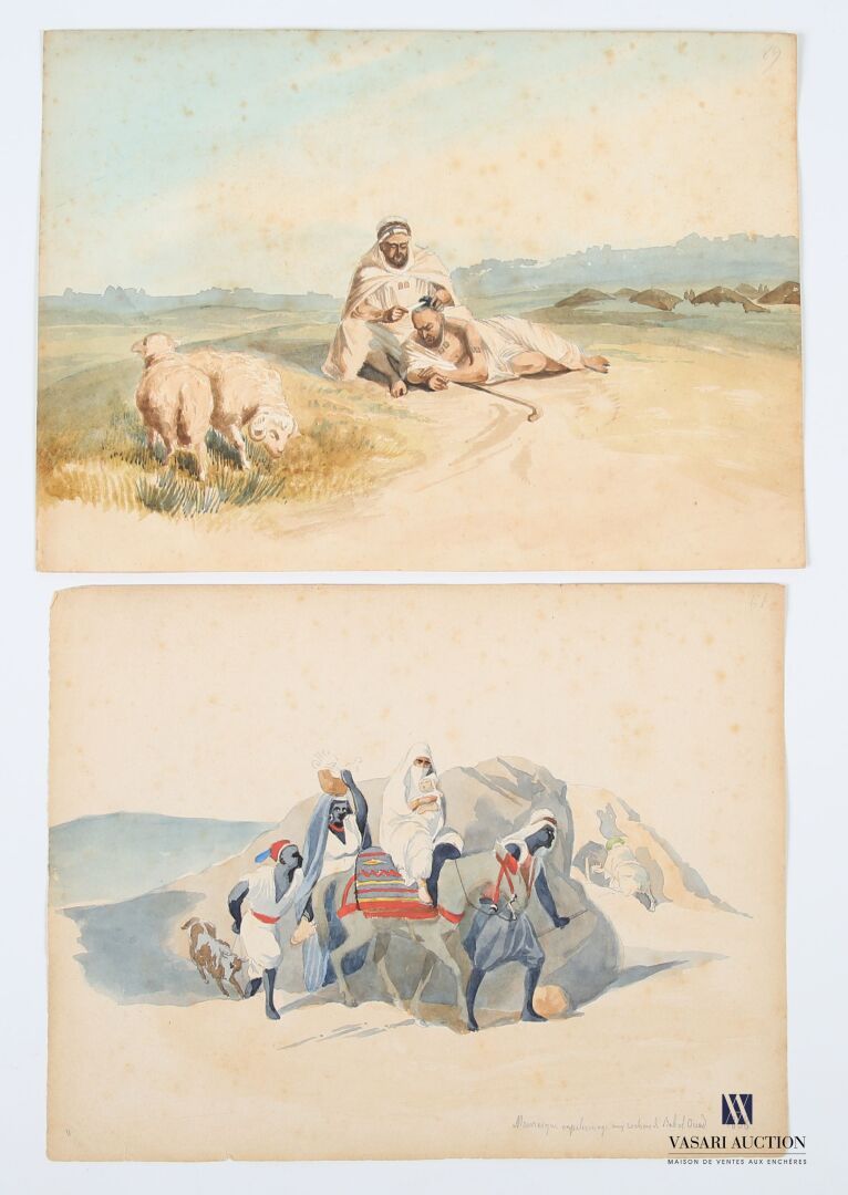 Null ROUBAUD Benjamin (Roquevaire 1811 - Alger 1847)
Mauresques en pèlerinage au&hellip;