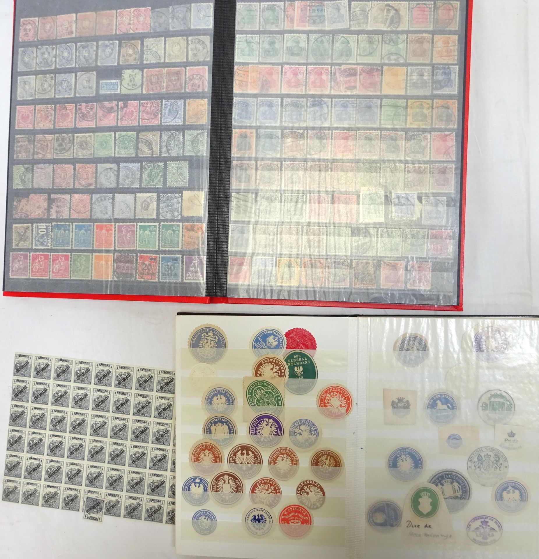 Null 德国德国邮票集。内附德国邮戳集。