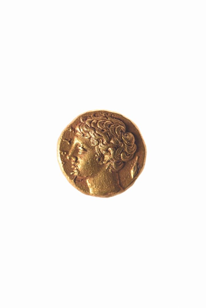 Null SICILY : Syracuse 50 litrae gold (405-400 qav. AD). Reign of Dionysus. 2.91&hellip;