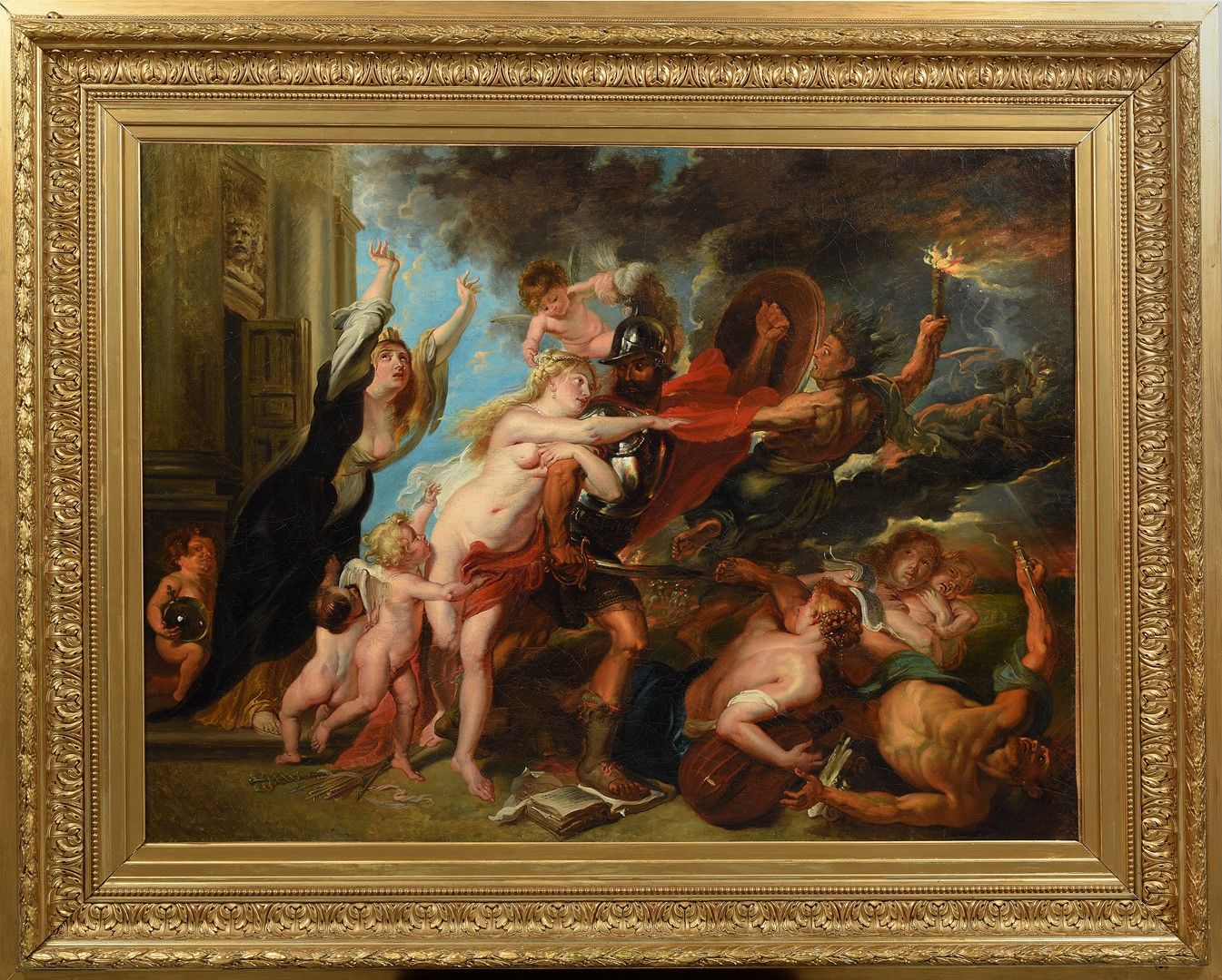 Null "布面油画97.5 x 130厘米 修复。彼得-保罗-鲁本斯的画作被保存在佛罗伦萨的皮蒂宫中。