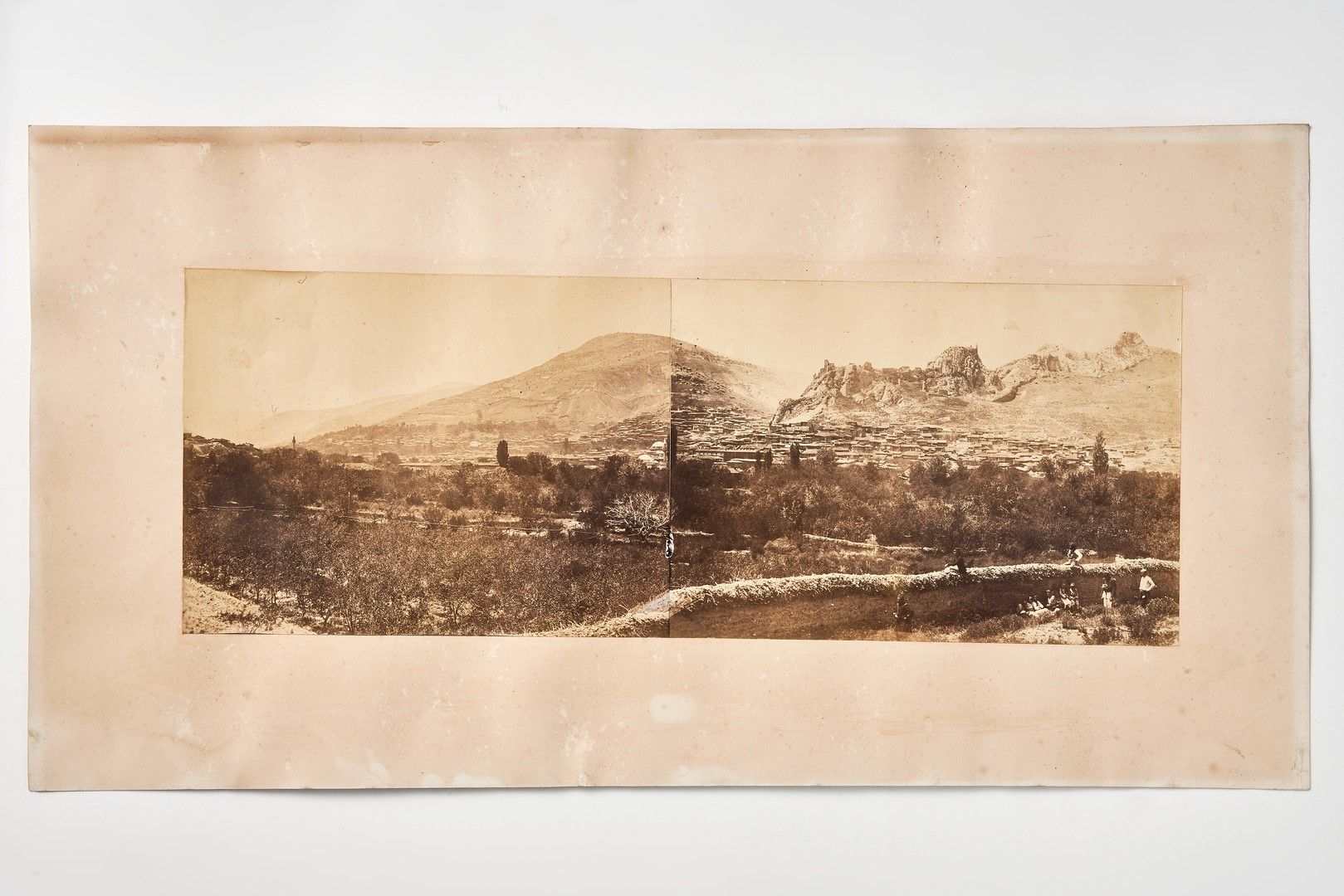 Null Éloi BÉRAL (attr. To). Two panoramas. Four plates that together form a pano&hellip;