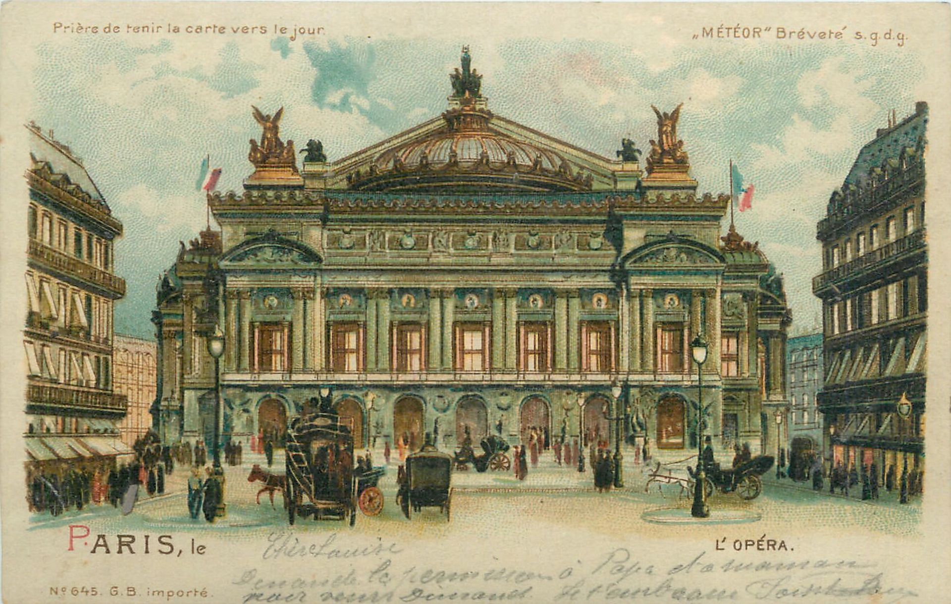 Null 254 POSTCARDS PARIS: All Districts. Including" L'Opéra (Météor color card),&hellip;