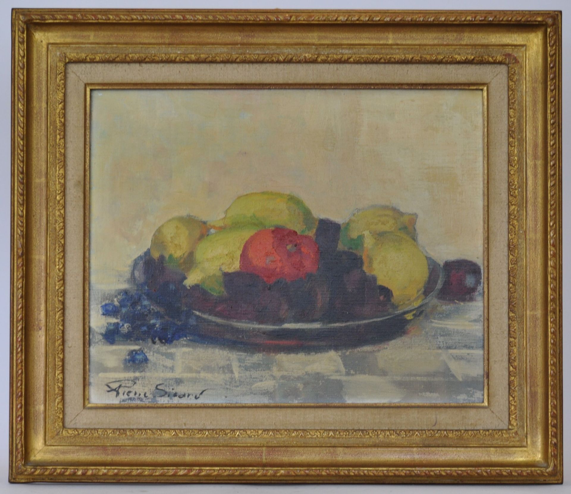 Null Pierre SICARD (1900-1980)

Nature morte aux fruits

Huile sur toile signée &hellip;
